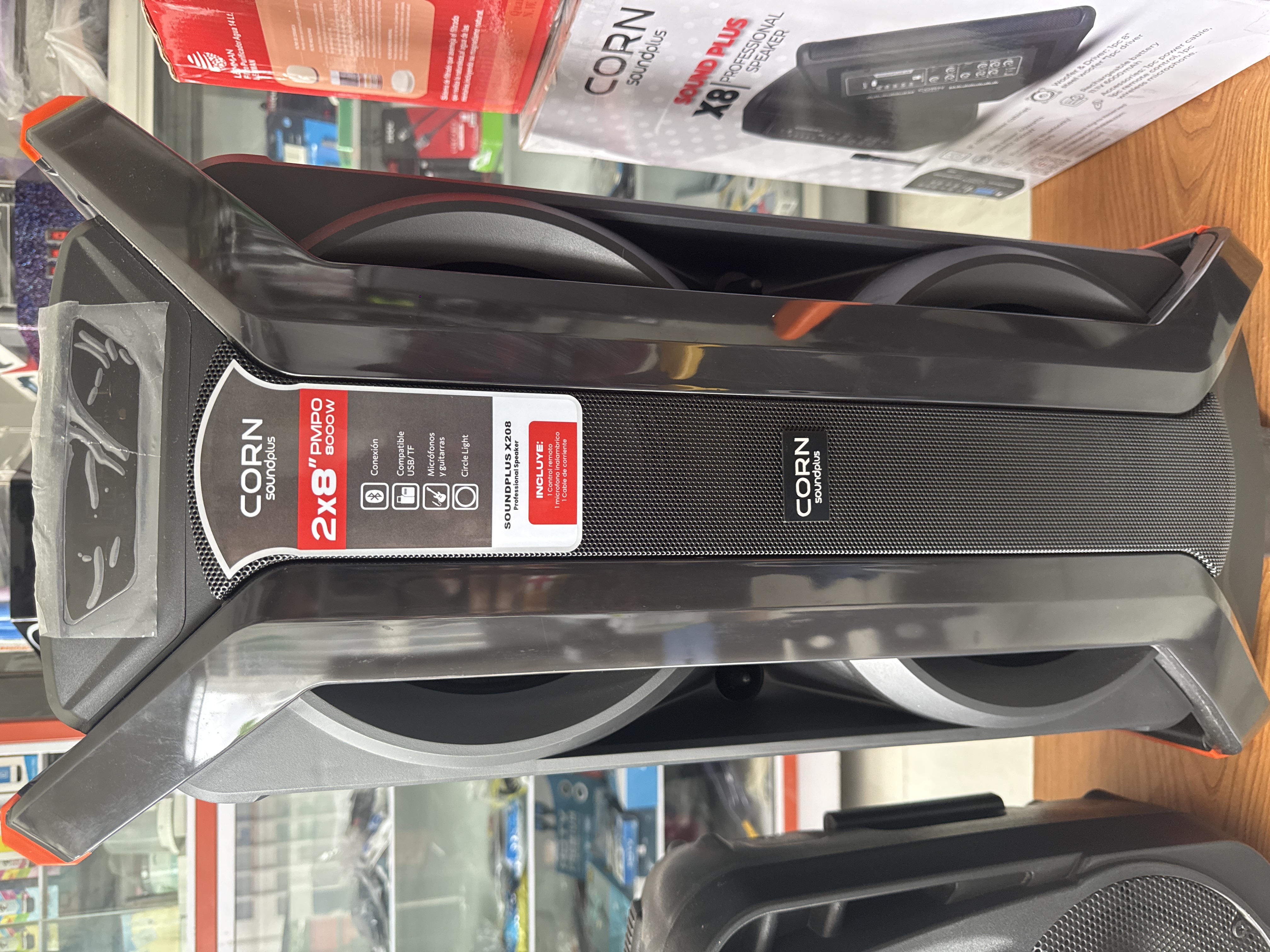 Cabina 2x8” corn soundplus x-bass