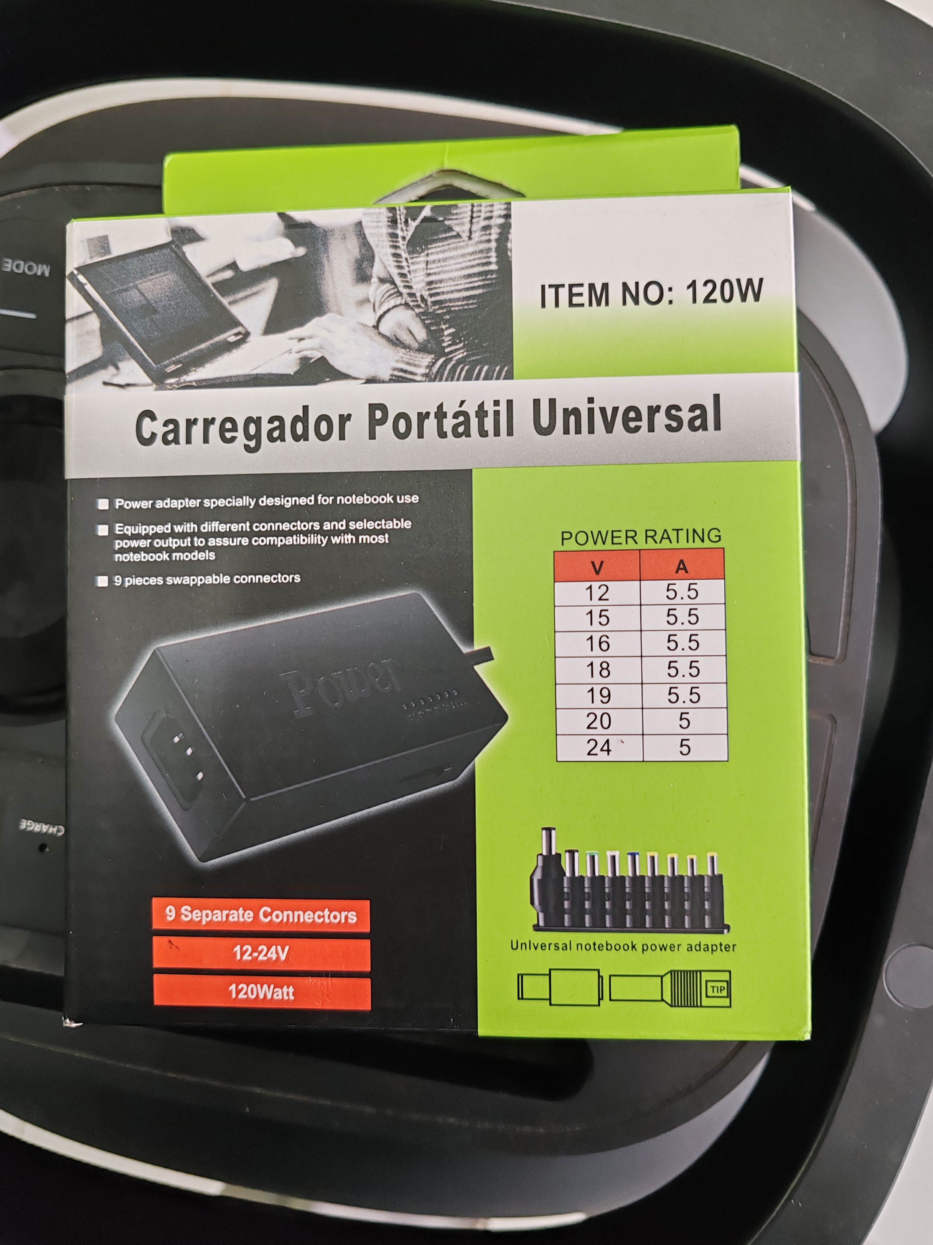 Cargador universal 9 cabezas