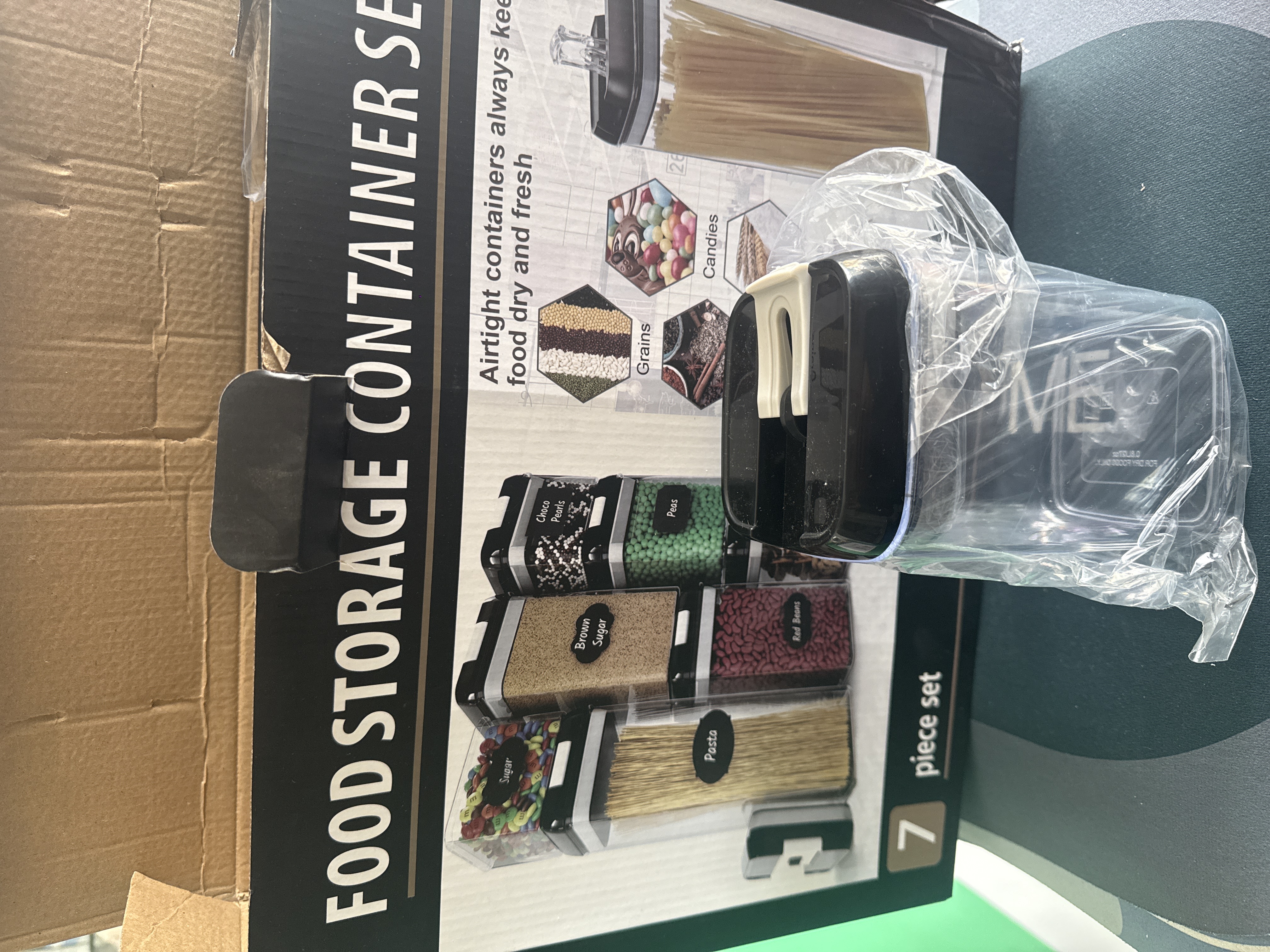 Kit 7 piezas contenedor de cocina