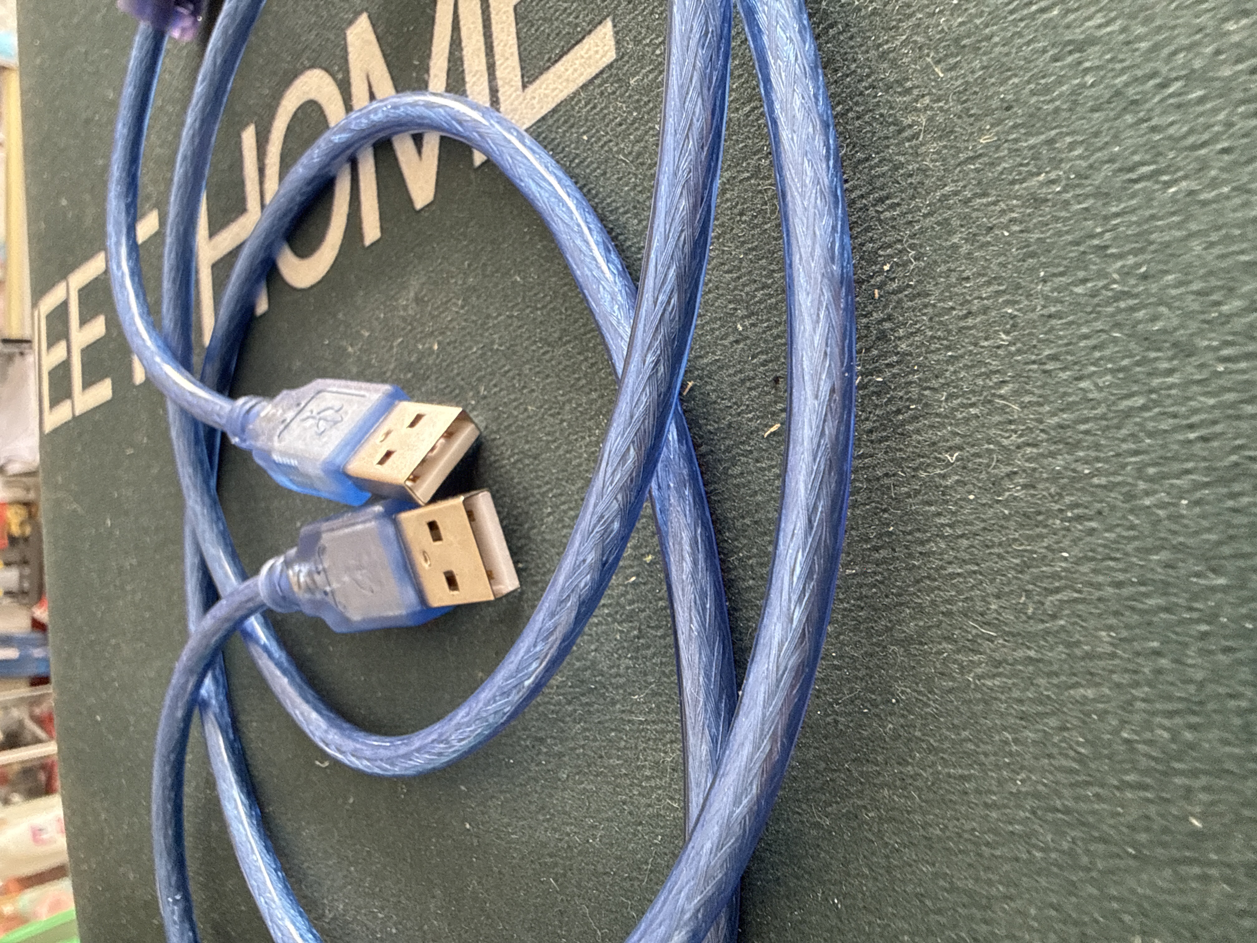 Cable USB 2.0 2 puertos