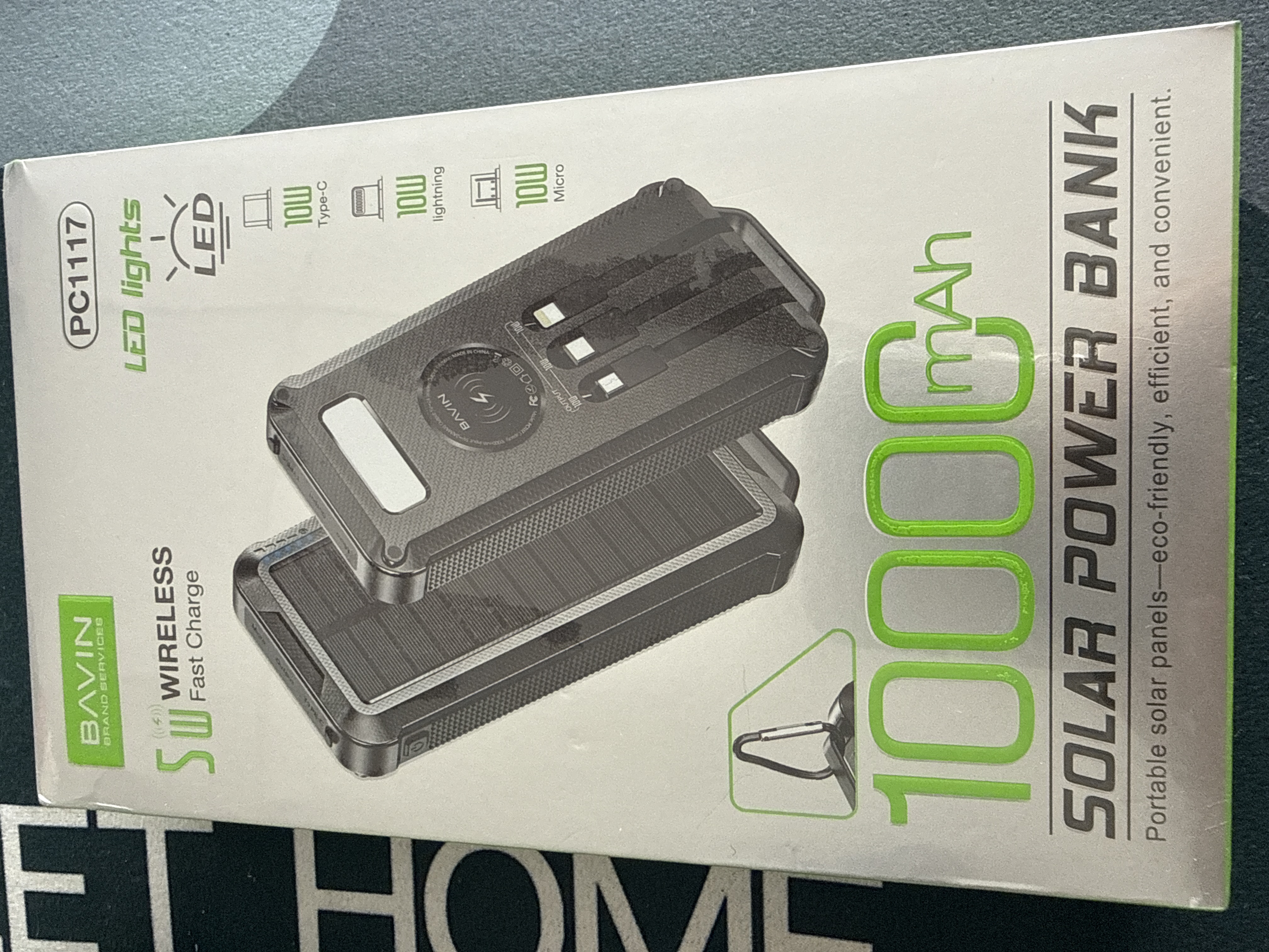 Cargador portátil para celular 1000mAh (5 Puertos