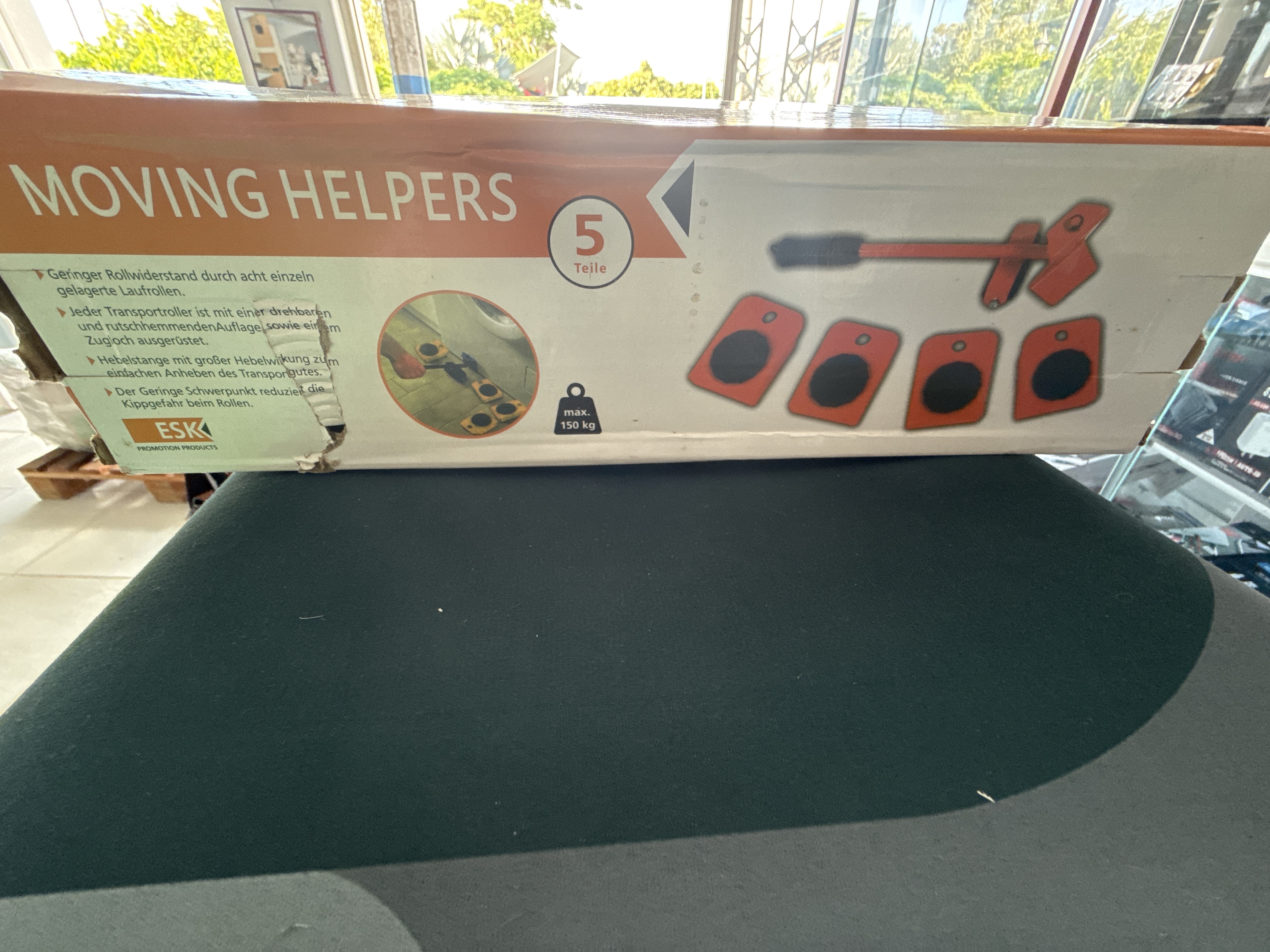 Kit ayudante movimiento de objetos (150 kg)