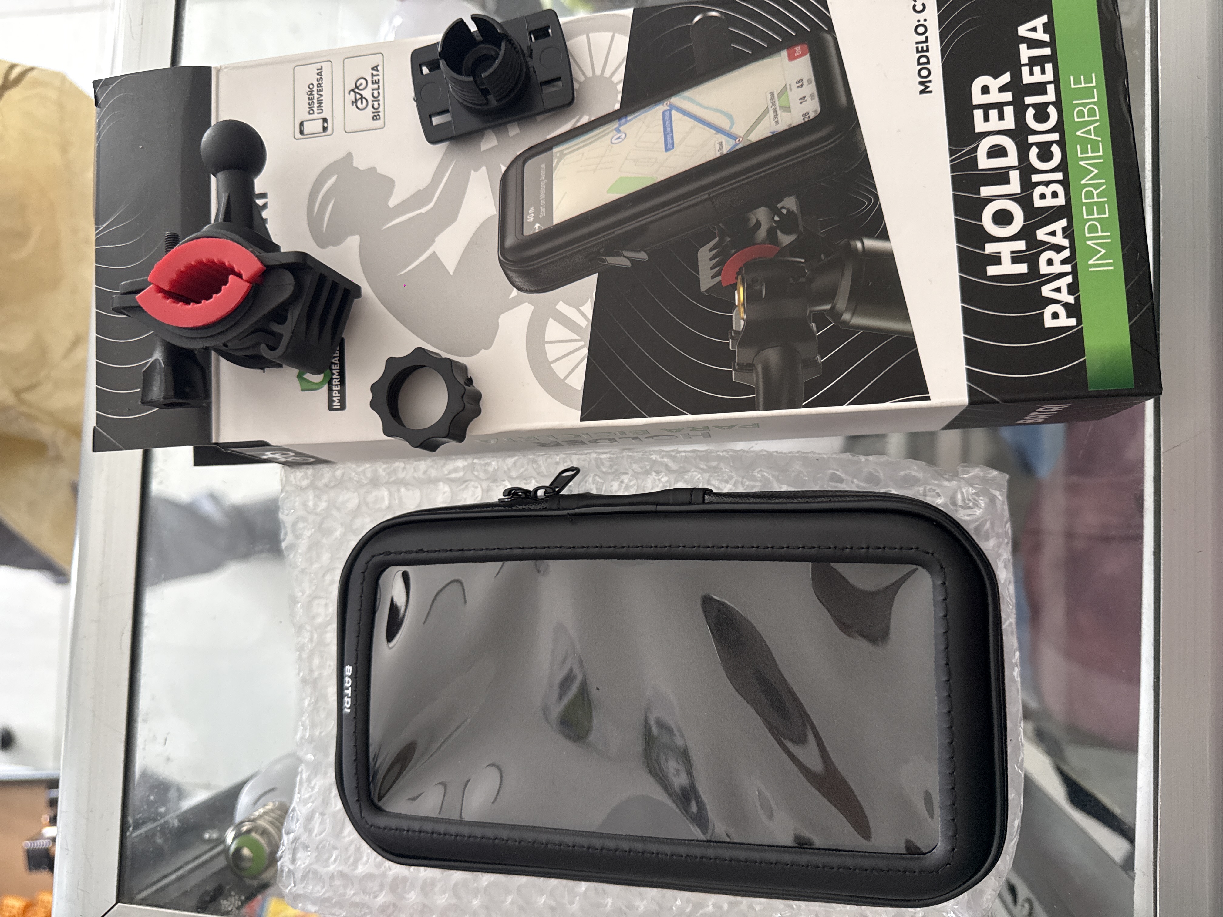 Funda Impermeable de celular para bicicleta