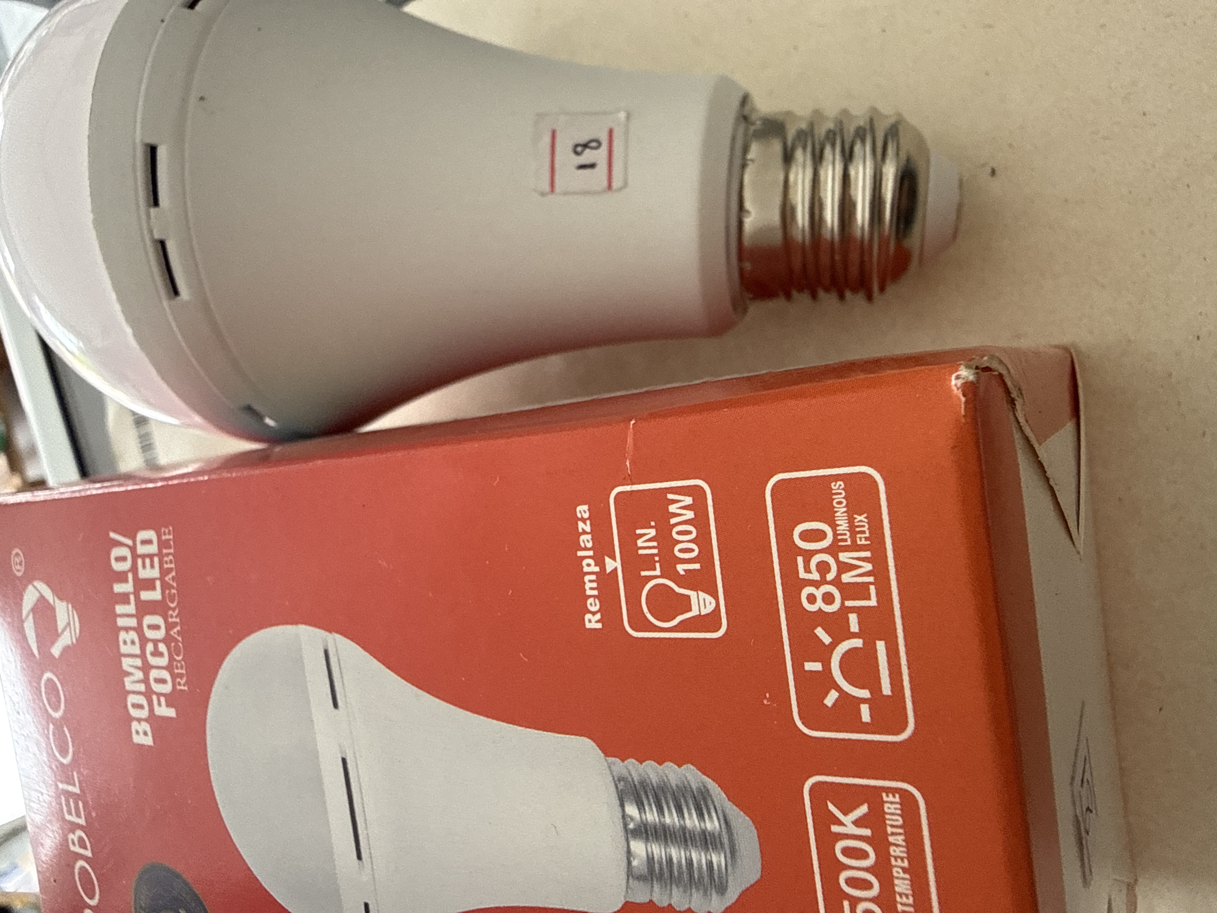 Bombillo LED Recargable 12W PROBELCO